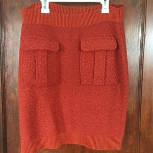 Anthropologie wool pencil skirt
